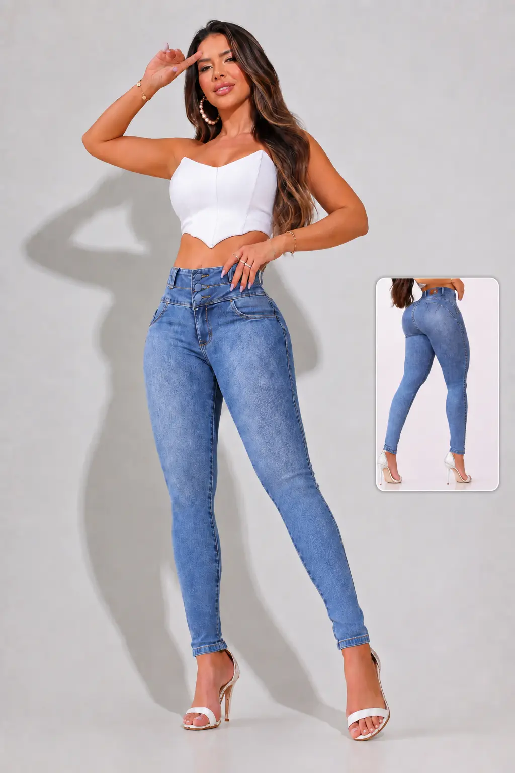 Kit 2 Calça Jeans Mega BumBum — foto 9